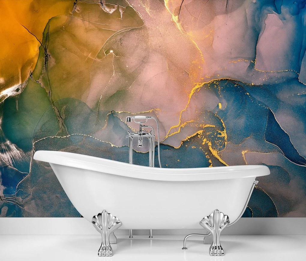 Gario Fotótapéta Színes absztrakció Anyag: Vlies, Méret: 350 x 245 cm