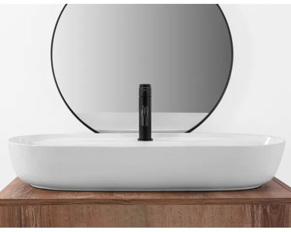 REA-U2541 - AURA pultba helyezhető mosdó 41x81 cm kerámia/fényes fehér