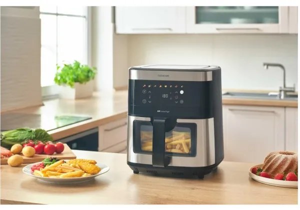 Sencor légkeveréses fritőz 9 l 1700W 230V fekete/matt króm