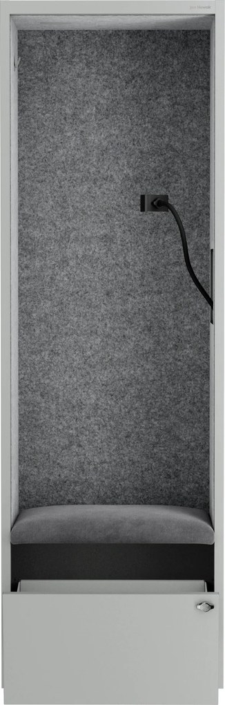 Sally 600mm korpus Szary - siedzisko Szary