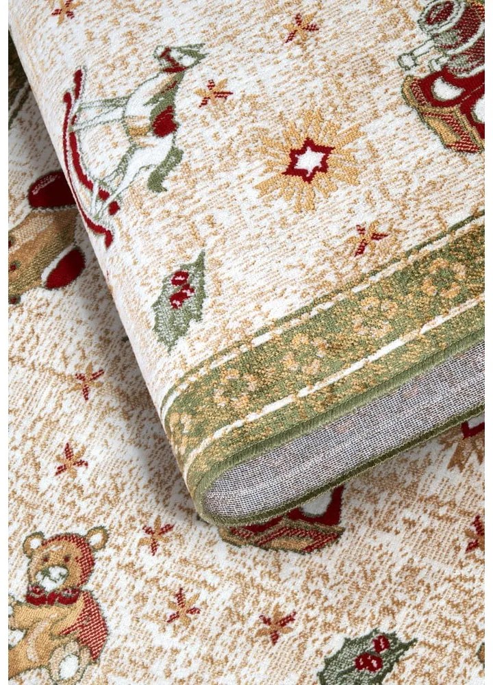 Zöld pamutkeverék futószőnyeg karácsonyi mintával 80x200 cm Toy's Delight Green Christmas – Villeroy&amp;Boch