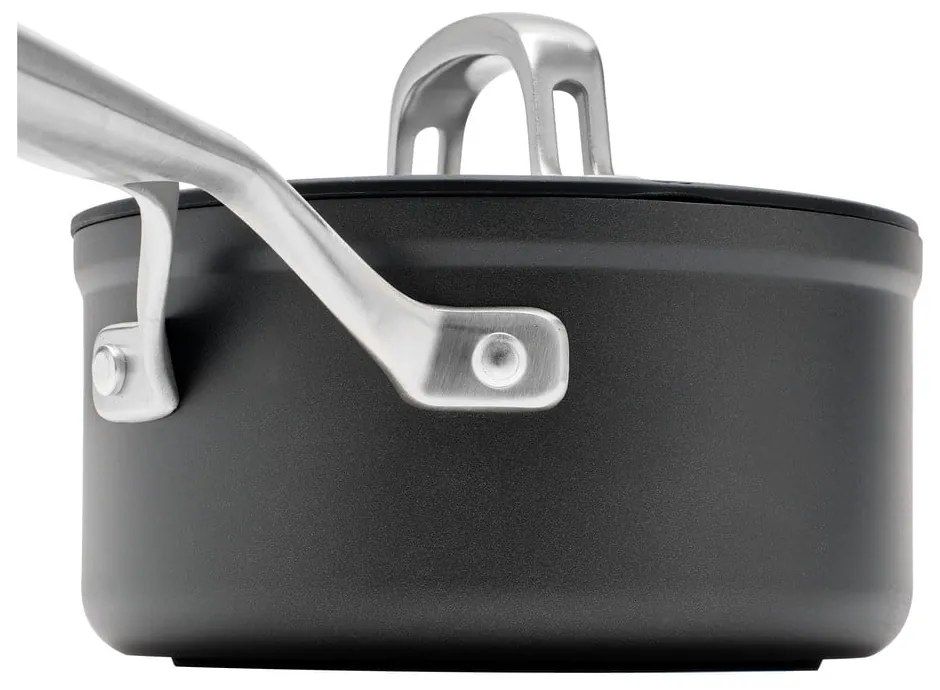 Indukciós tűzhelyhez alkalmas edény fedővel-kerámia felülettel 1,3 l Meda 3.0 – FABINI