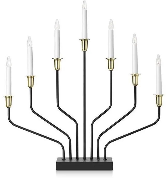 Markslöjd 705758 - Karácsonyi gyertyatartó BROSA XL 7xE10/3W/230V