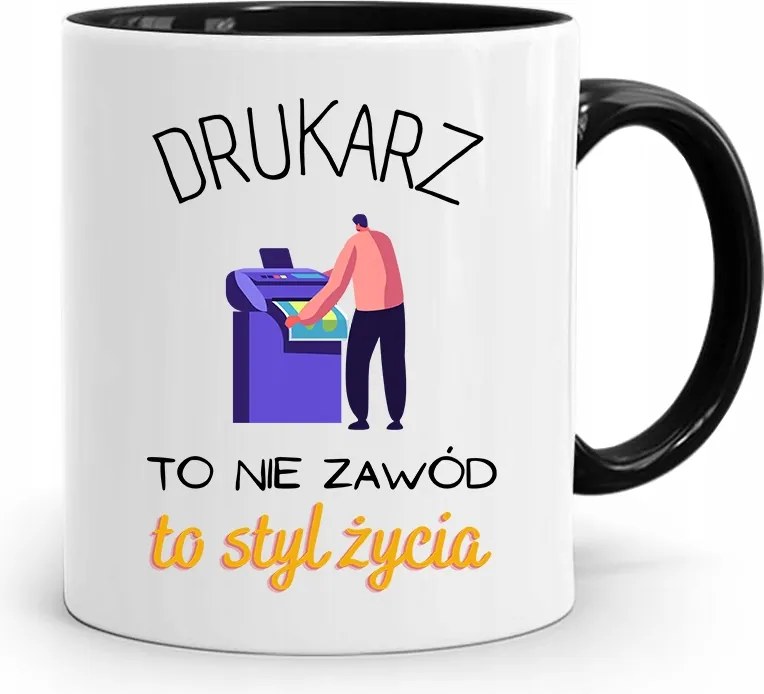 Nyomtatós Bögre Fekete Születésnapi Ajándék fényképes nyomtatással