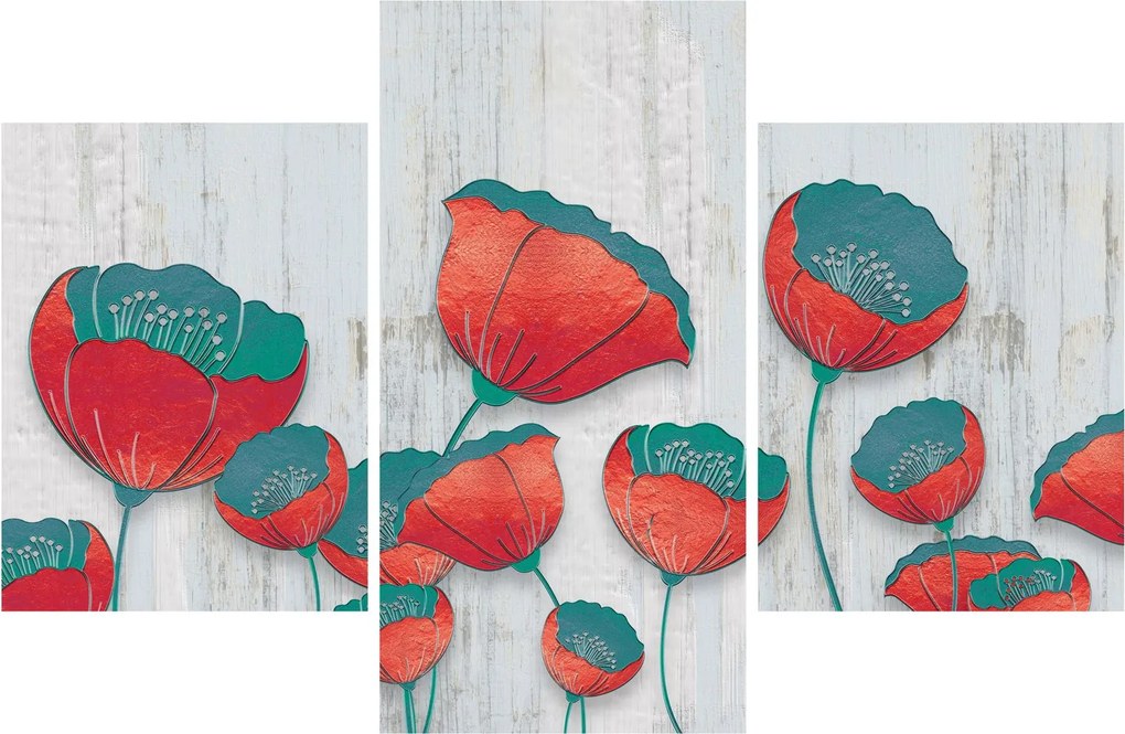 Kép - Pipacsok - kerozin (90x60 cm)