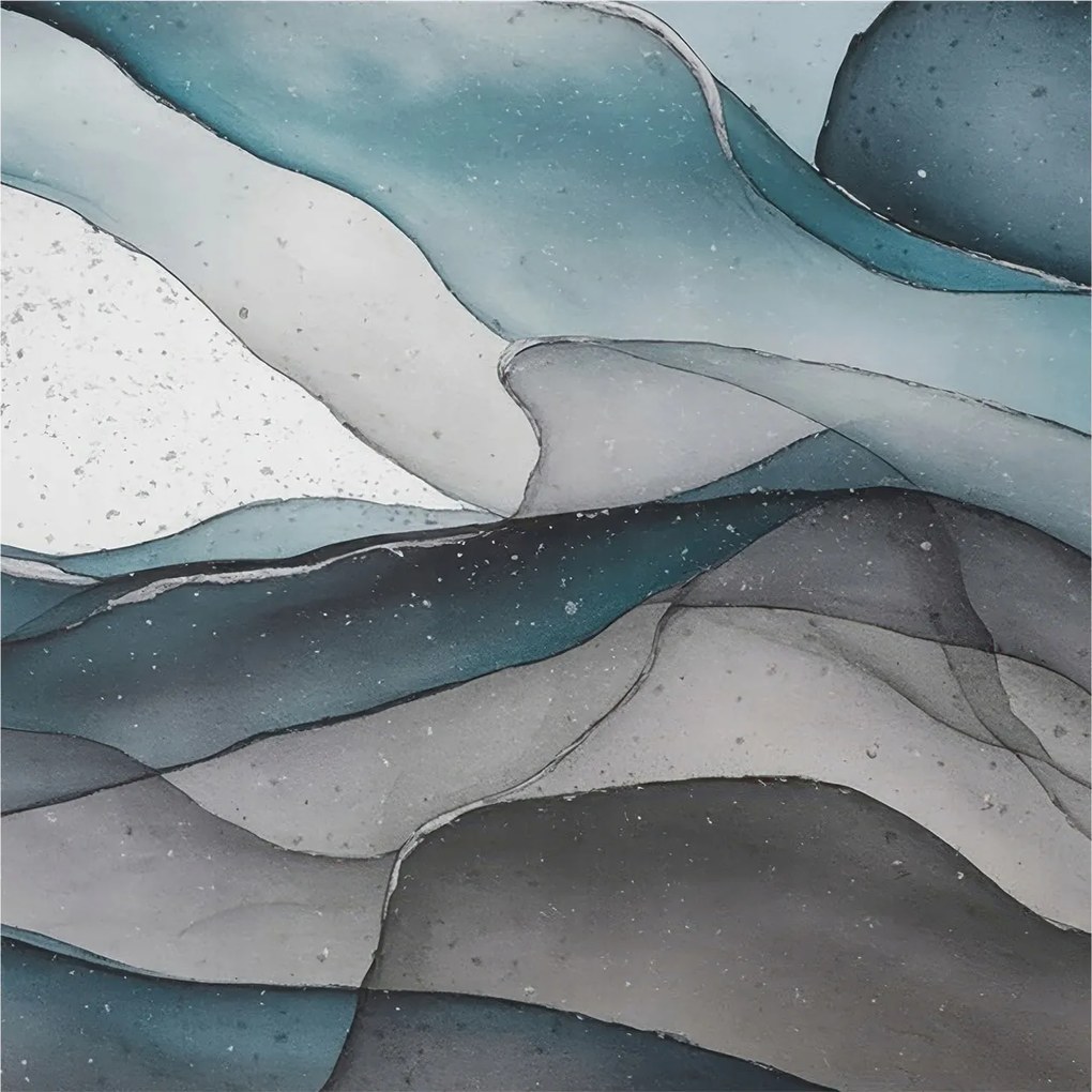 Fotótapéta Flizelin Dekoratív az irodába Színes hullámok 250x250 Ragasztó