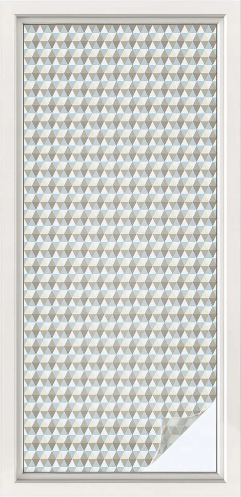 Szélvédőfólia Adatvédelem Geometrikus háromszögek 50x116 cm