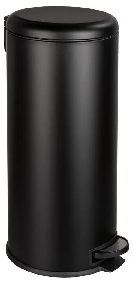 WENKO 54915100 - LEMAN fekete kosár, 30,5 x 64 cm