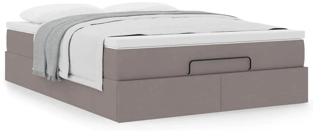 Oszmán ágykeret matraccal tópszín 140x190cm szövet