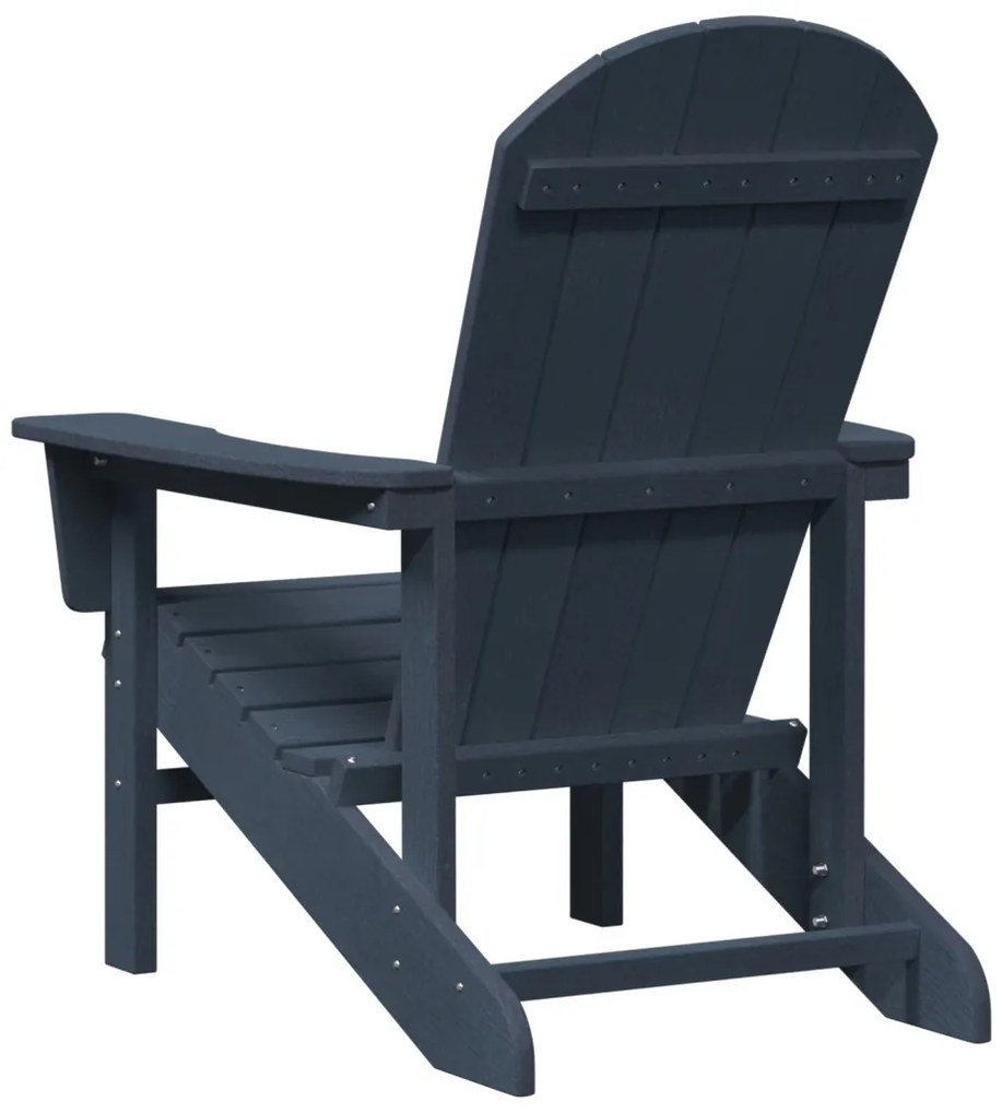 Adirondack szék Tengerészkék 74x82x91 cm HDPE