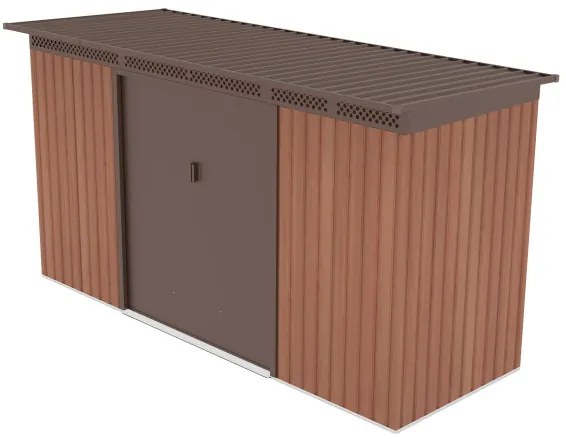 G21 GRAH 483 kerti tároló - 340 x 142 cm, barna