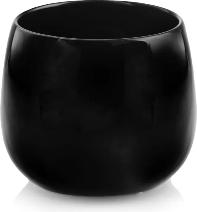 Kerámia kaspó fekete 08.102.15 Polnix 13x15x13cm