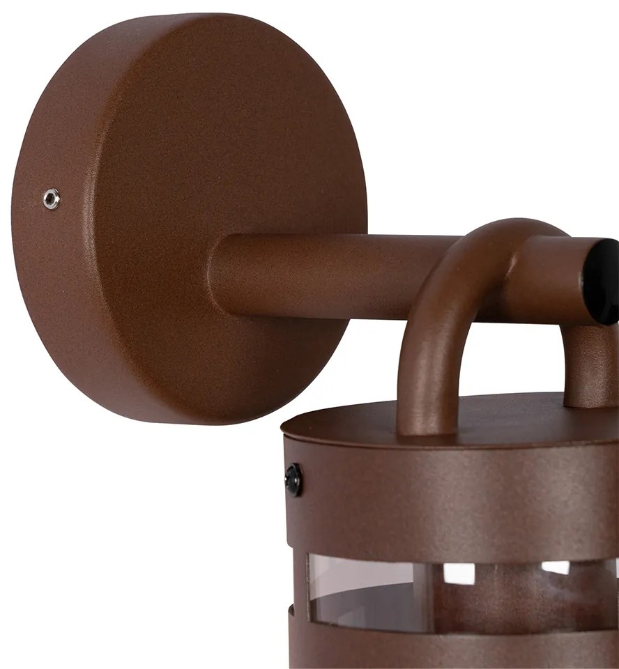Ipari kültéri fali lámpa rozsdabarna IP44 - Ruben