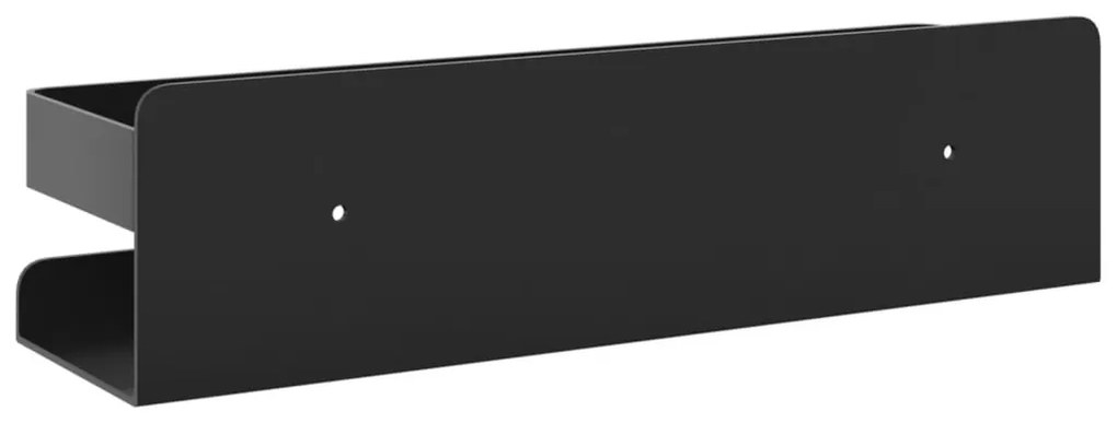 csiszolt 304 rozsdamentes acél matt fekete zuhanypolc23x6,5x6cm