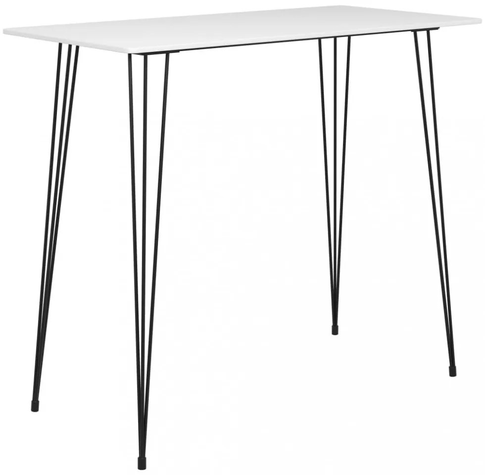 fehér bárasztal 120x60x105 cm