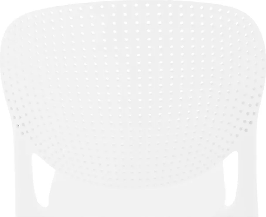 Rakásolható szék, fehér, FEDRA NEW