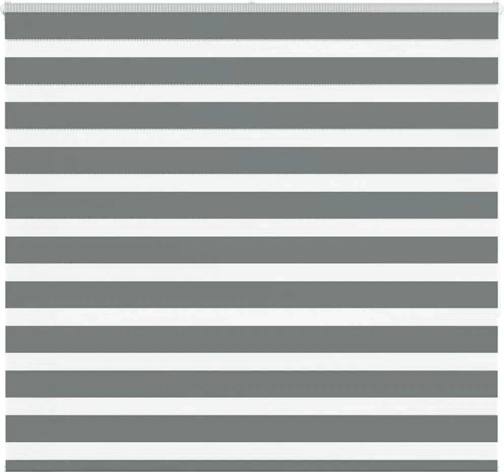 vidaXL zebrafüggönnyel sötét szürke szövetszélesség 155,9cm poliészter