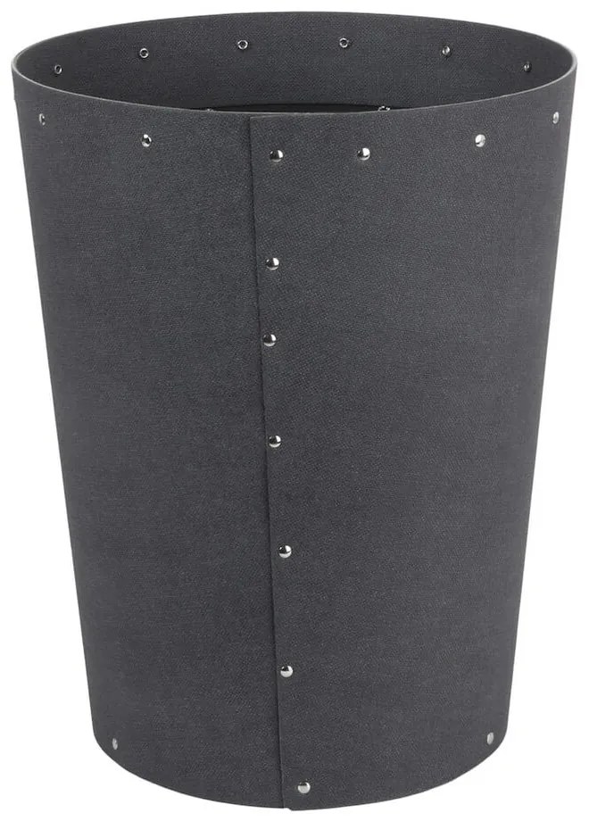 Fekete irodai szemetes Aries Canvas Paper Laminate – Bigso