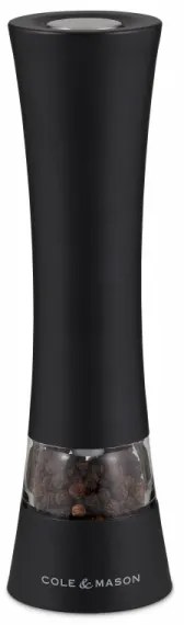 Cole&Mason - Elektromos fűszerdaráló BURFORD 4xAAA 18 cm fekete