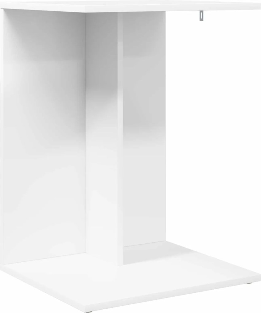 vidaXL Oldal asztal Fehér 45 x 40 x 62,5 cm Faanyag
