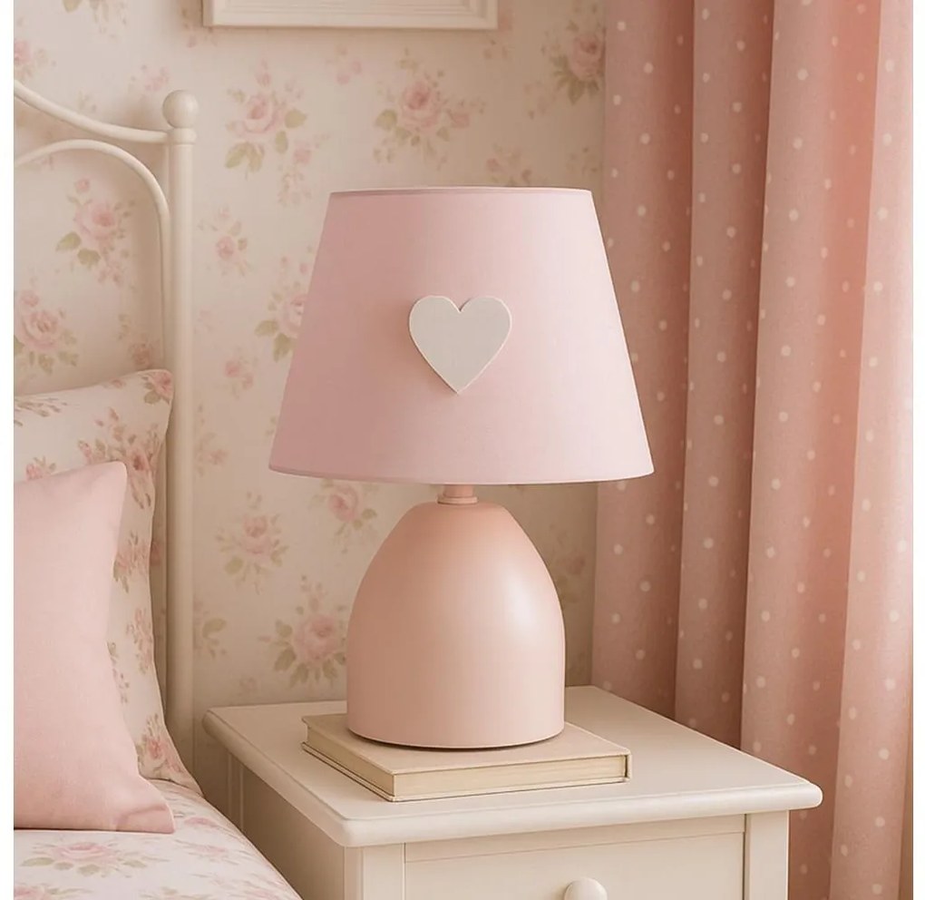 ONLI - Gyereklámpa TITTA 1xE14/6W/230V 20 cm rózsaszín