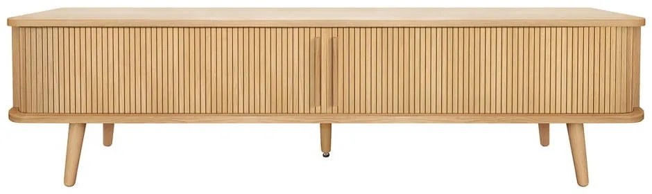 Natúr színű TV-állvány tölgyfa dekorral 178x50x40 cm Rove – Woodman