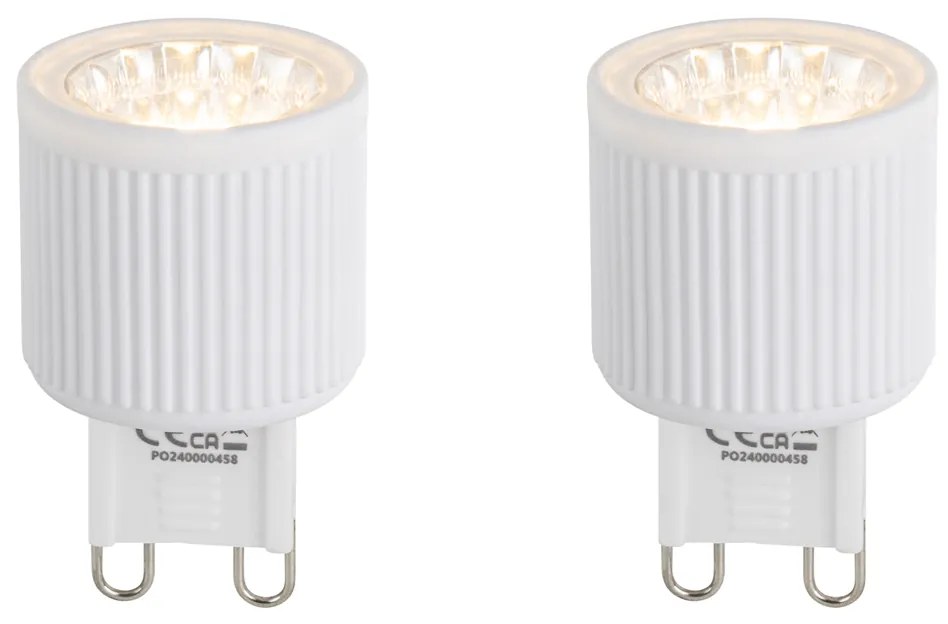 2 db G9 24 mm-es dimmelhető LED izzó szett 3W 300 lm 2700K