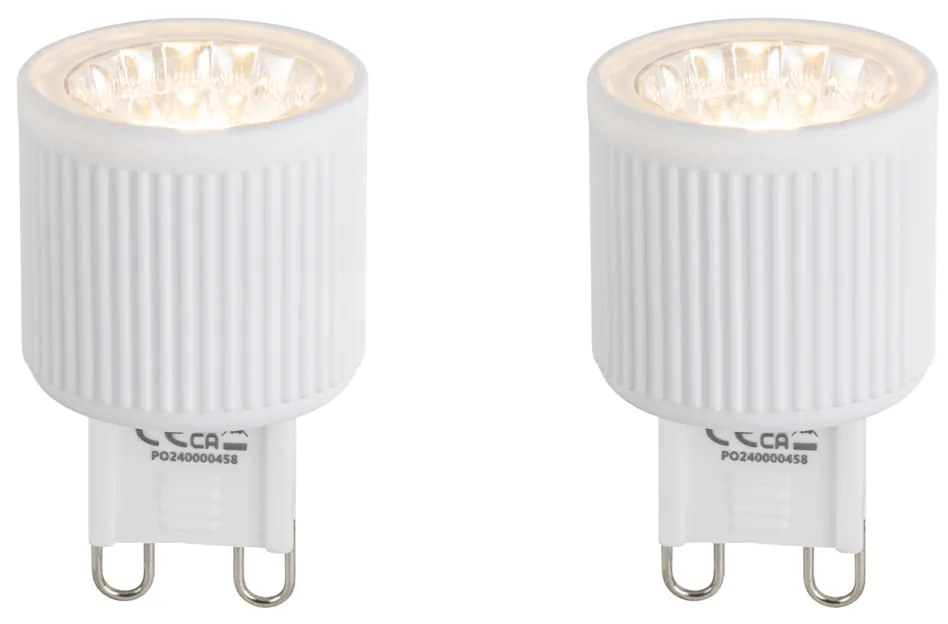 2 db-os G9 24 mm-es szabályozható LED izzó 3W 300 lm 2700K