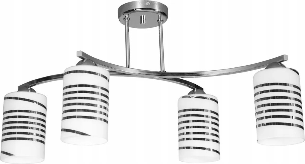 Mennyezeti Lámpa Lógó Csillár Plafon Üveg Lámpabúra Nappali Szoba