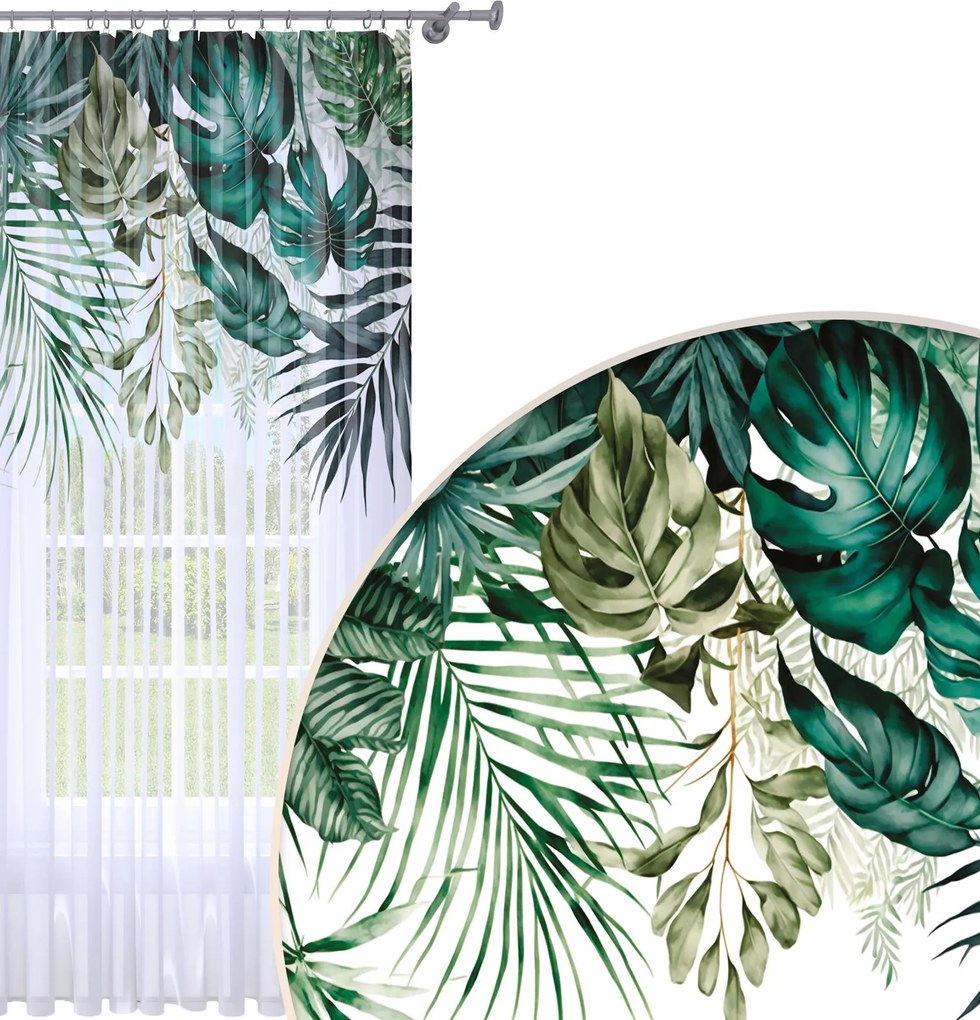 Függöny Kész 140x230 Fátyol Festett Béka Mintás 141