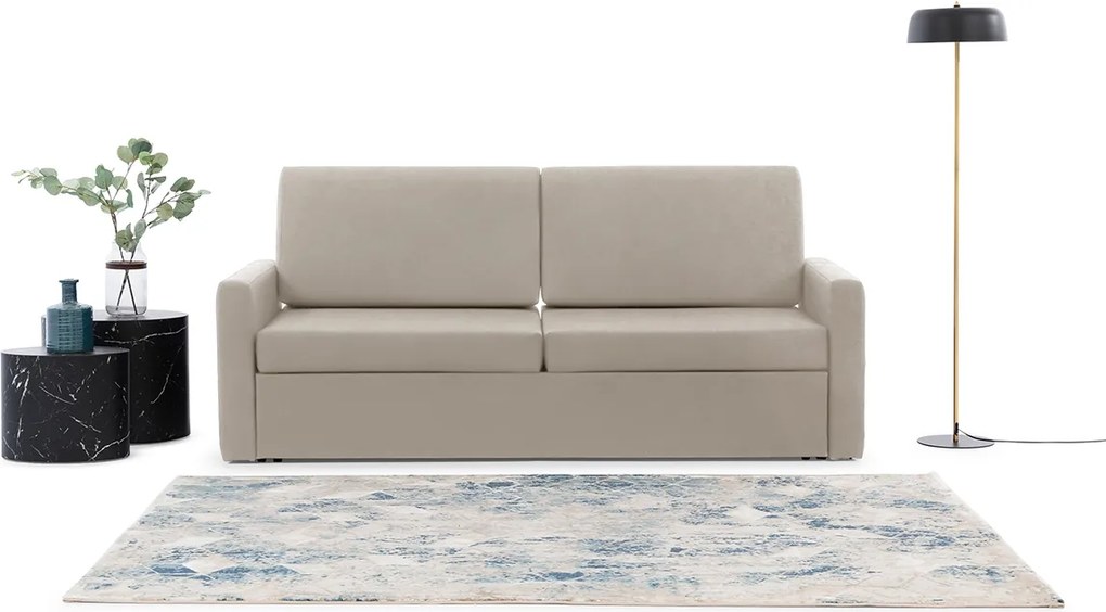 Elegantia kanapé félmagas ágyhoz 160 cm - krém Ado 1601 Halva szövet