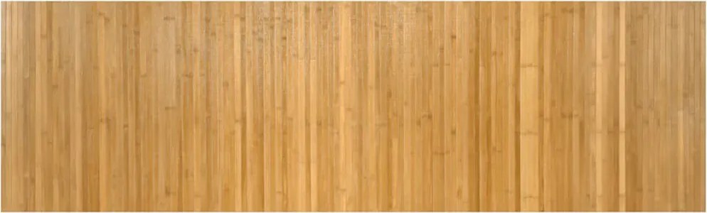 vidaXL négyszögletű természetes bambusz szőnyeg 60 x 200 cm