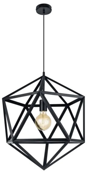 Eglo 49762 - Mennyezeti függesztékes lámpa EMBLETON 1xE27/60W