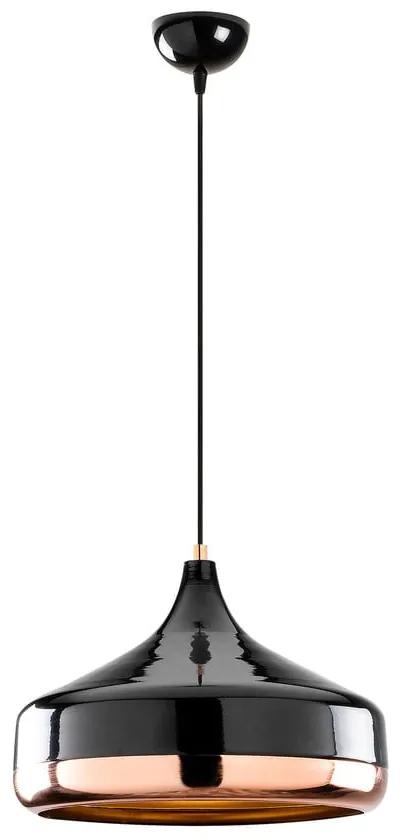 Yildo fekete-rézszínű függőlámpa, ø 36 cm - Opviq lights
