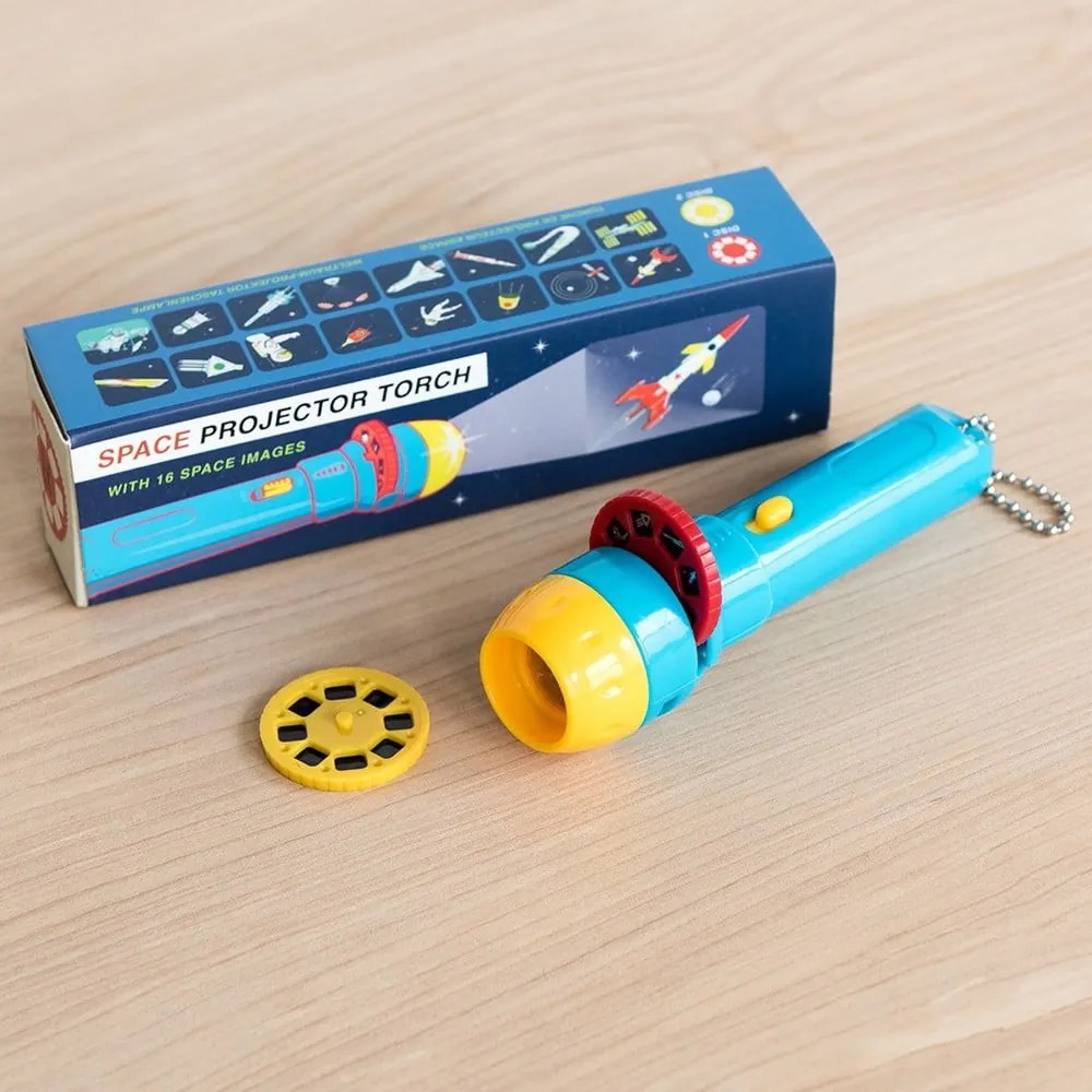 Vetítő, 16 db űrhajós képpel - Rex London