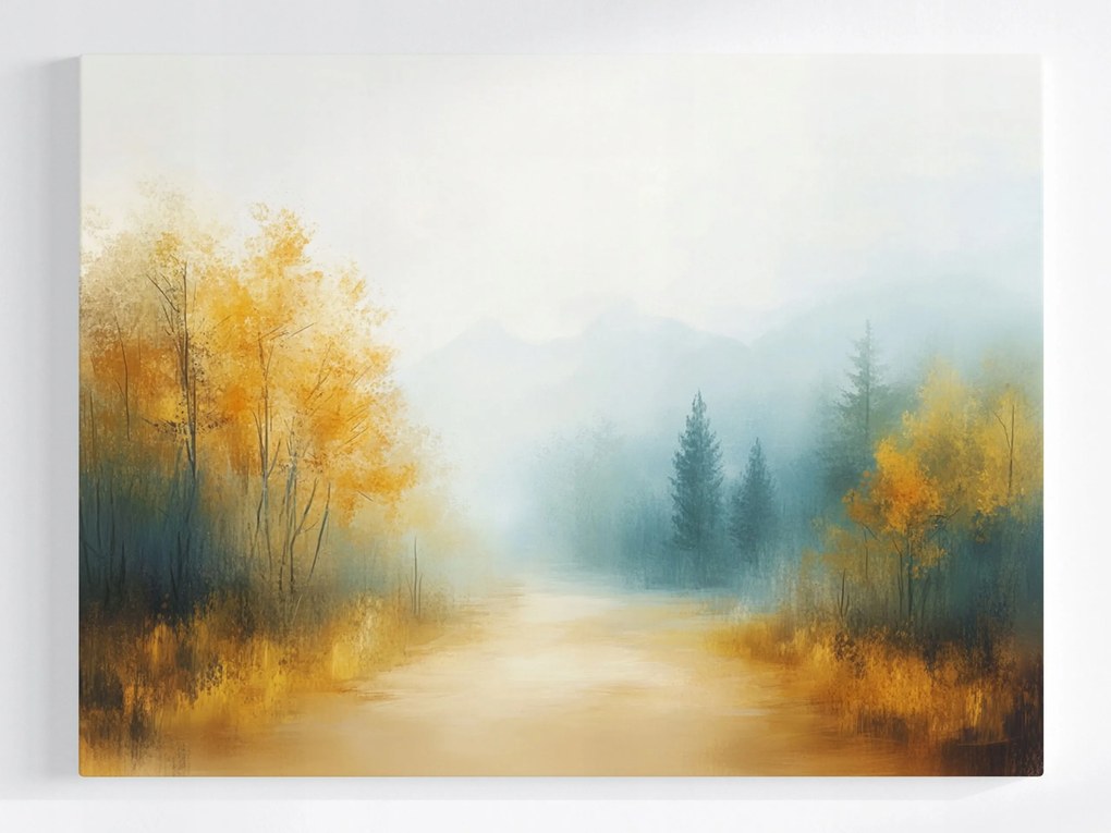 Poszter Tájkép Ősz Út Ösvény 100x75