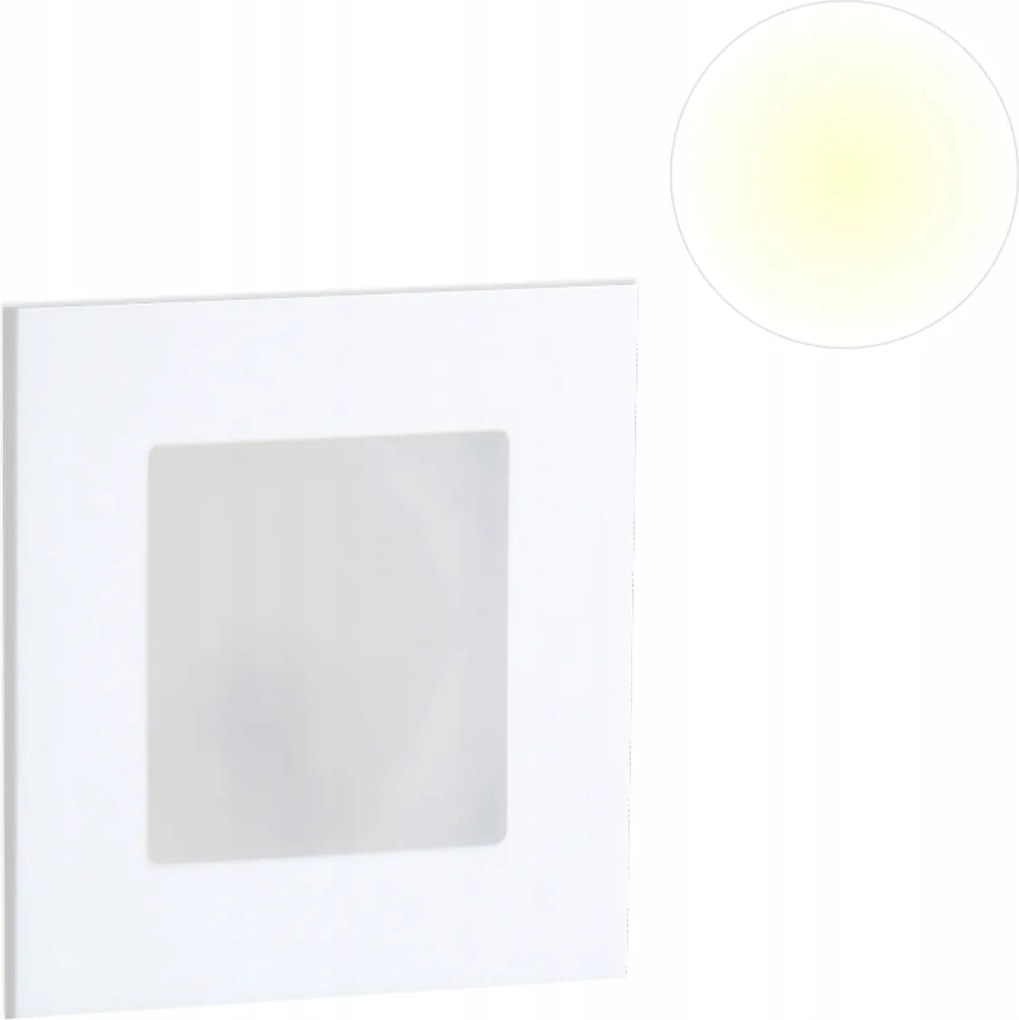 Lépcsővilágító 9 Led Angel fehér b.meleg Ldst