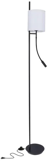 LED Állólámpa TOKYO 1xE27/40W/230V + LED/3W fekete/fehér