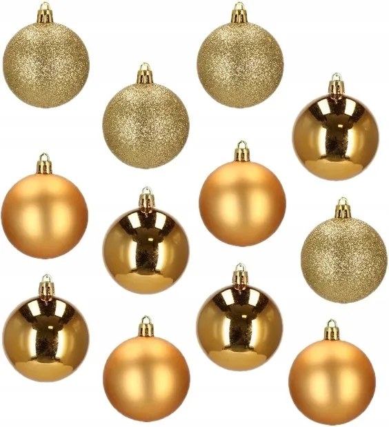 12db Arany Karácsonyfadísz Arany 9280