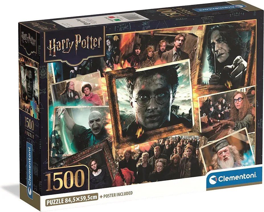 Harry Potter Storyboard 1500 db-os Compact puzzle Clementoni
