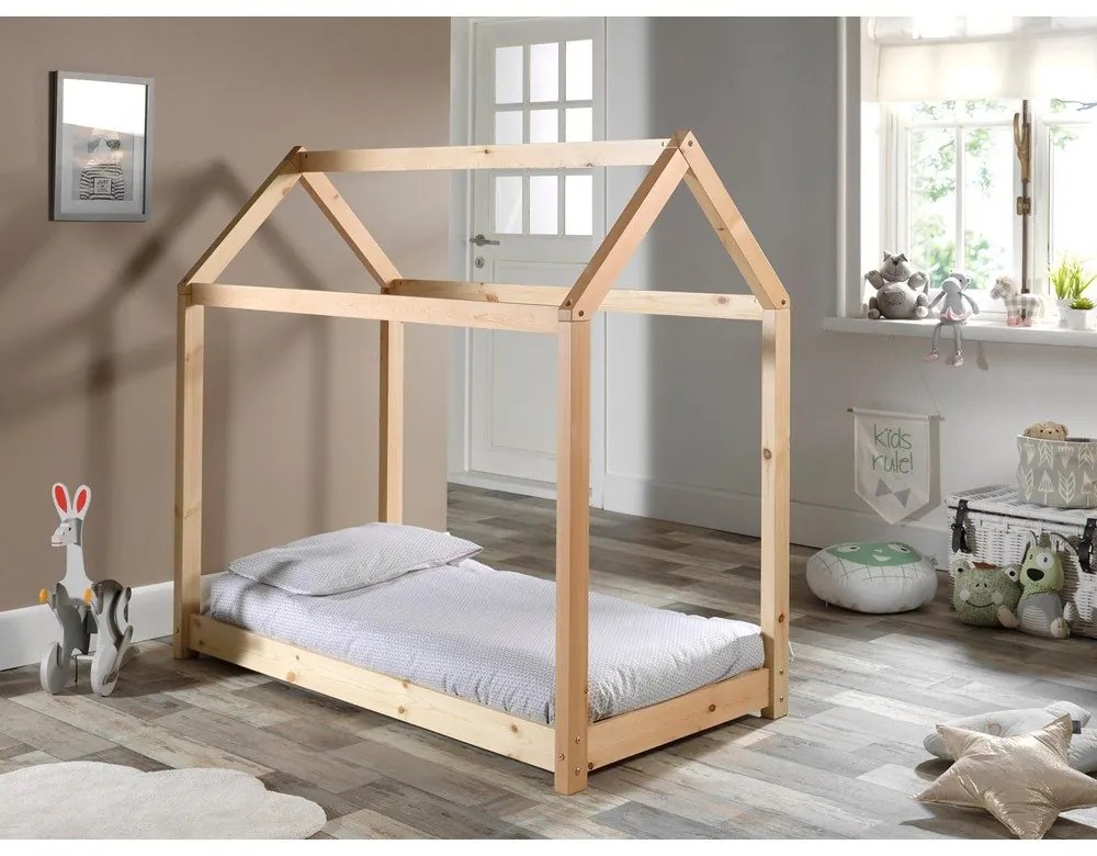 Cabane házikó ágy, 70 x 140 cm - Vipack