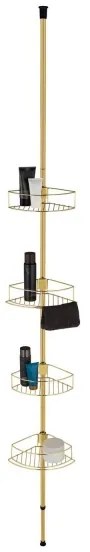 WENKO 24569100-Sarokpolc DOLCEDO 31x275 cm aranyszínű