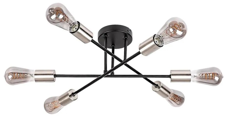 Rabalux 71026 - BRANWEN 6xE27/25W/230V mennyezeti lámpa