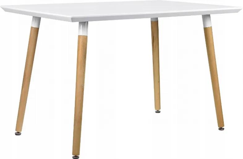 Étkezőasztal WHITE MODERN 120 x 80 cm