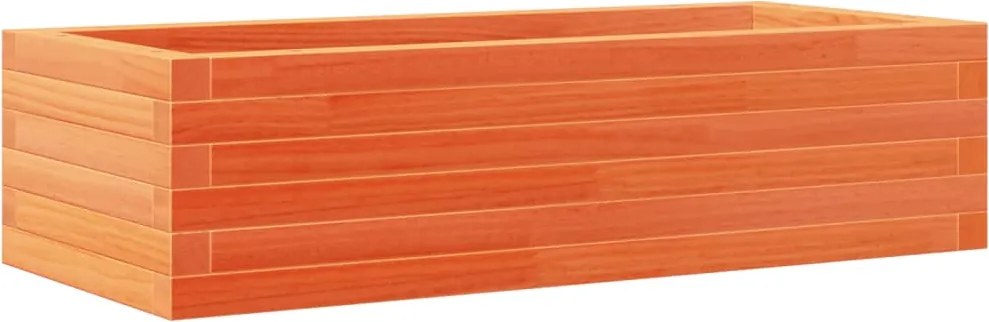 vidaXL viaszbarna tömör fenyőfa kerti virágláda 90 x 40 x 23 cm
