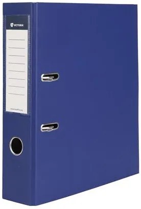Iratrendező, 75 mm, A4, PP/karton, VICTORIA OFFICE, Basic, tengerészkék (IDI75TKN)