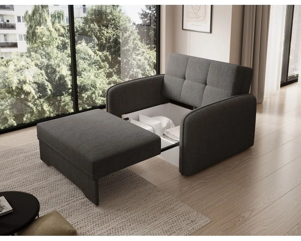 Sötétszürke fotel Laine – ELTAP