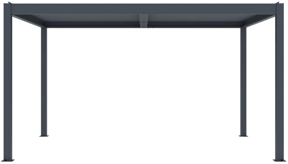 Bioklimatikus pergola G21 Austin 4x3 m, antracit, alumínium