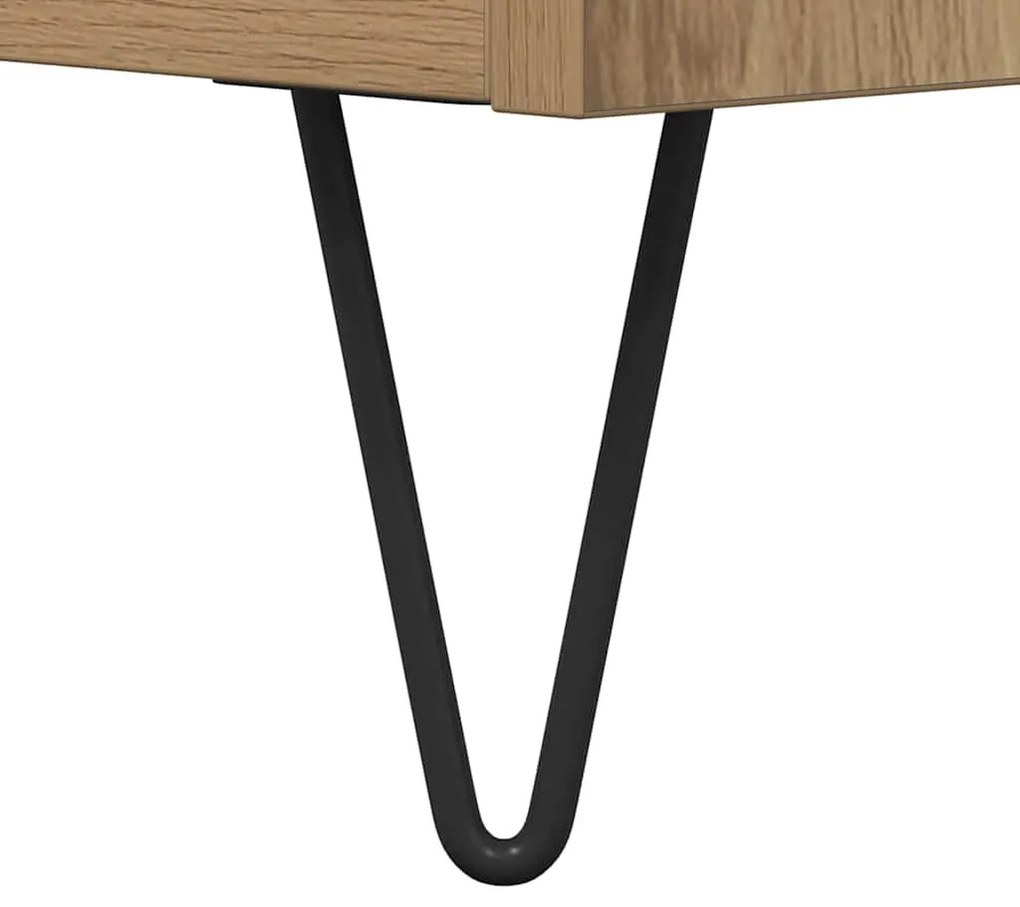 Széf fiókkal Artisan tölgy 40 x 35 x 70 cm Műszaki fa és vas