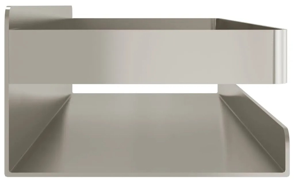 szálcsiszolt 304 rozsdamentes acél zuhanypolc 30 x 10 x 6 cm